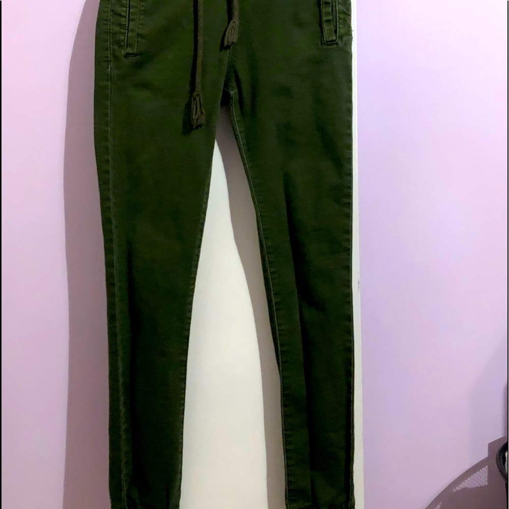 army green pants size 0/1 (24/25)